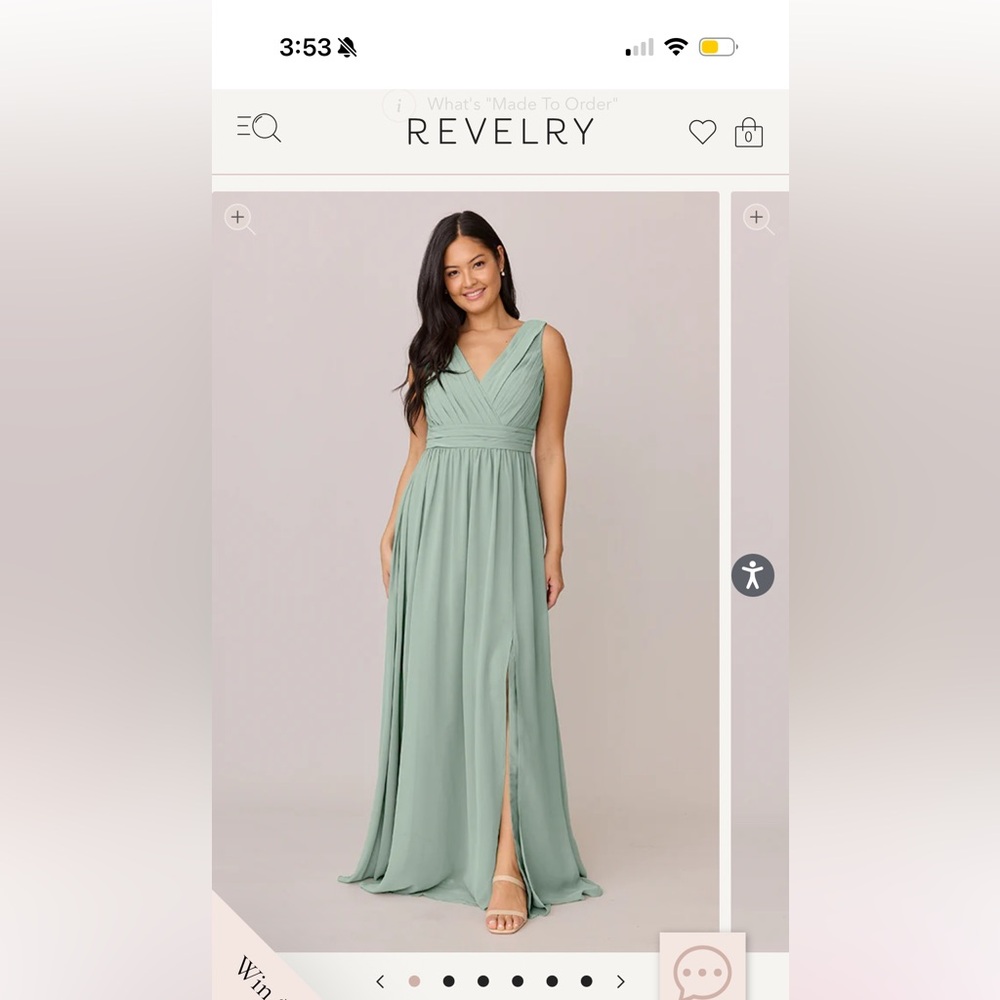 Revelry Sage Green Maxi Dress